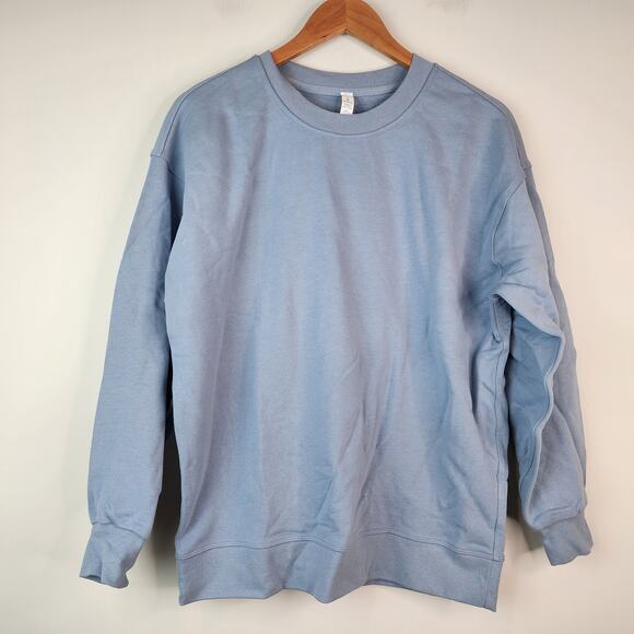 Lululemon Perfectly Oversized Softstreme Crewneck Womens 4 Light Blue Sweatshirt - Picture 8 of 8